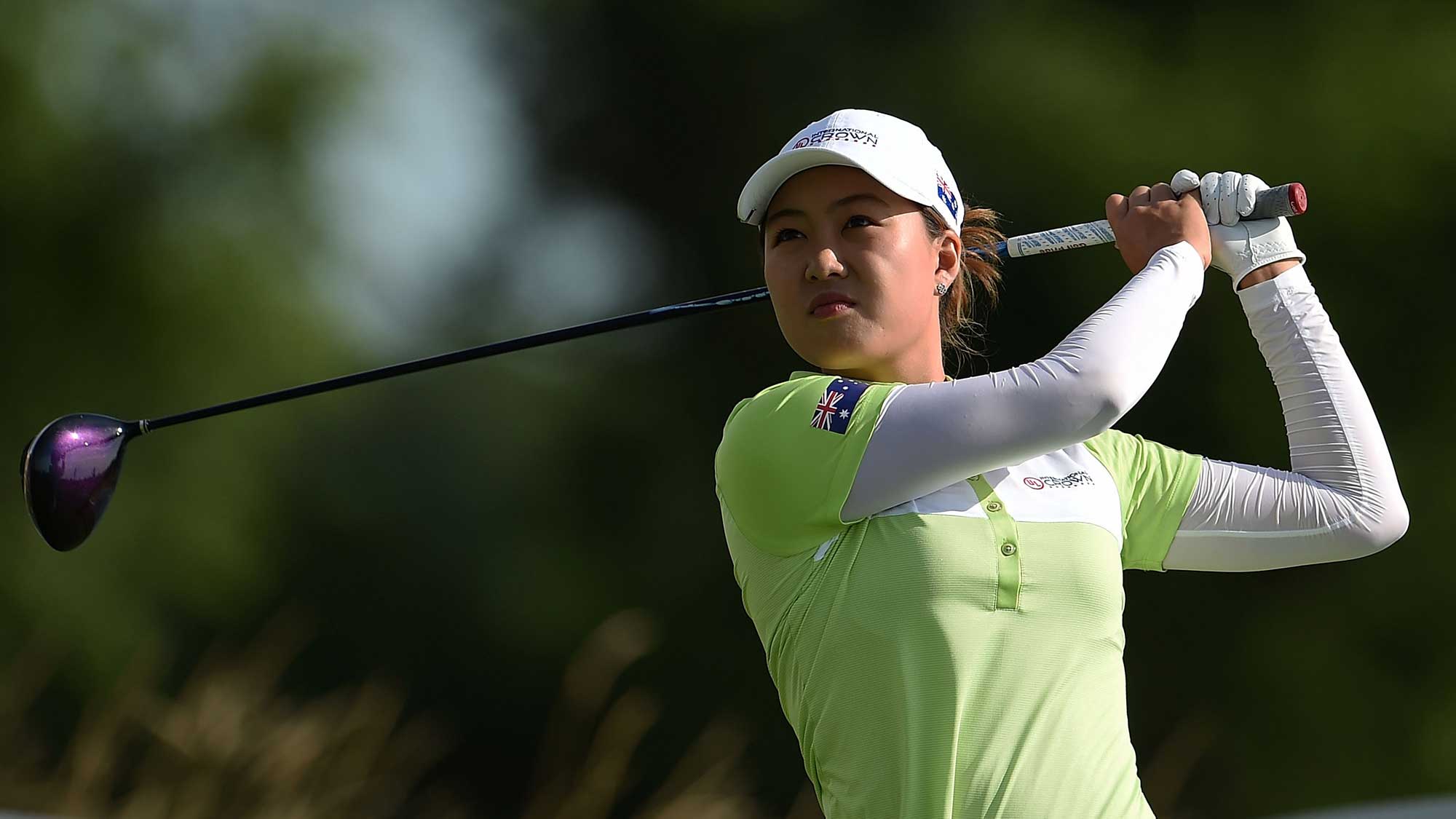 Minjee Lee takes halfway lead at Oates Vic Open | Volvik Founders Cup